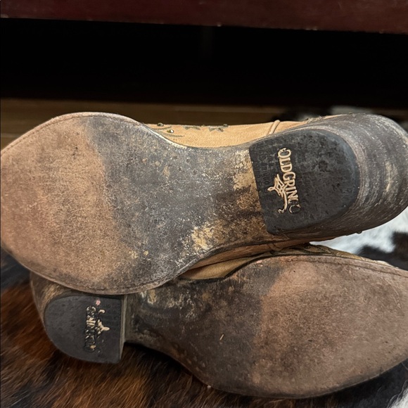 Old Gringo Tan Embroidered Heeled Boots - Picture 7 of 7
